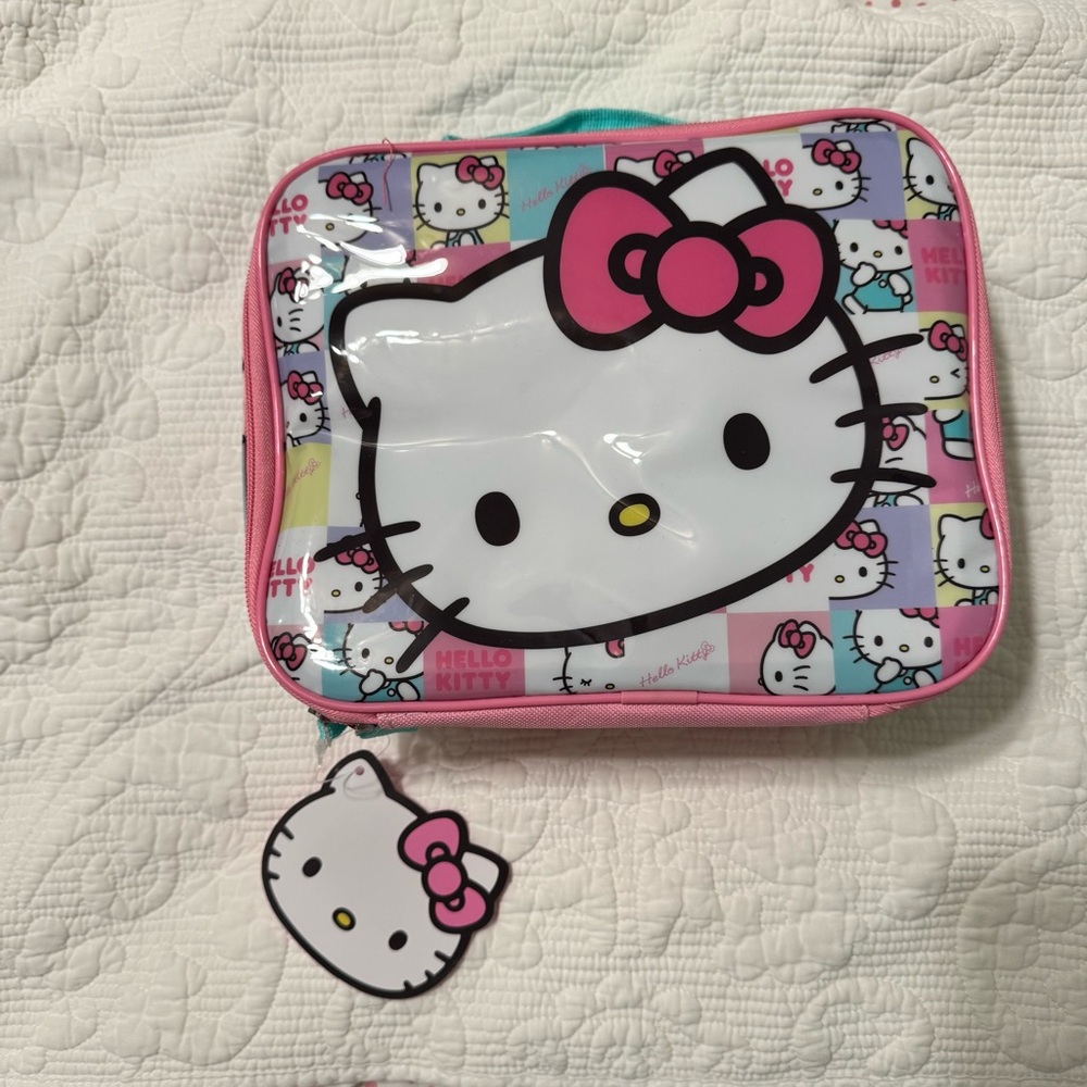 NWT Hello Kitty multicolor kids lunch bag